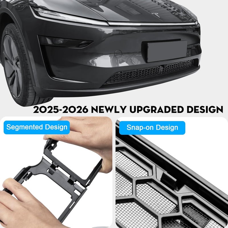 KUNIST Grille Mesh Inserts for 2026 Tesla New Model Y Premium Front Air Inlet Vent Grille Cover Replacement for Tesla Model Y Juniper Accessories (Not fit 2026 Standard & Performance) - Image 5
